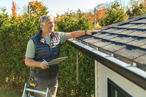 Professional Roofing technician working in Naples, NC